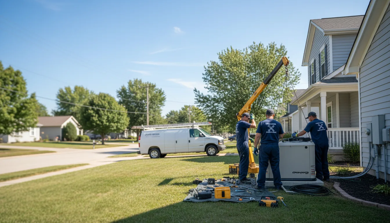Generator Installation in Cedar Rapids, IA near me